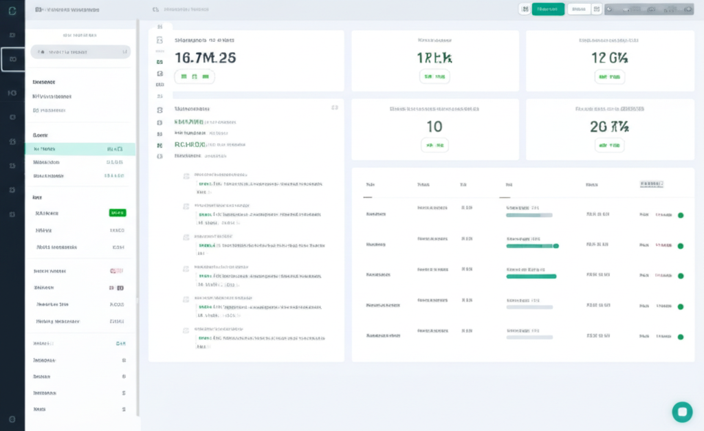 Interface ImmoFlow - Tableau de bord de gestion immobilière